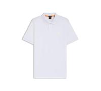 Boss Passenger logo-patch cotton-blend piqué polo top - White white X Large