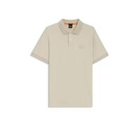 BOSS Mens Passenger Stretch-Cotton Slim-fit Polo Shirt with Logo Patch