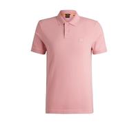 BOSS Mens Passenger Stretch-Cotton Slim-fit Polo Shirt with Logo Patch
