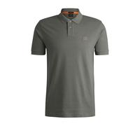BOSS Mens Passenger Stretch-Cotton Slim-fit Polo Shirt with Logo Patch