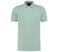 Men's BOSS Orange Passenger Mens Stretch-Cotton Slim-Fit Polo Shirt with Logo Patch - Green - Size: 40/Regular