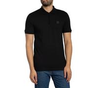 BOSS Men's Passer Zip Polo Shirt, Black