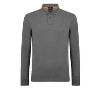 BOSS Mens Passerby Premium Cotton Polo Shirt Long Sleeve