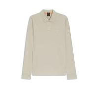 BOSS Mens Passerby Premium Cotton Polo Shirt Long Sleeve