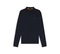 BOSS Mens Passerby Stretch-Cotton Slim-fit Polo Shirt with Logo Patch