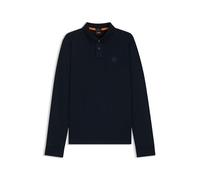 BOSS Mens Slim Fit Passerby Long Sleeve Polo Shirt - Colour: 404 Dark Blue - Size: Large