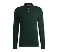 BOSS Mens Passerby Stretch-Cotton Slim-fit Polo Shirt with Logo Patch