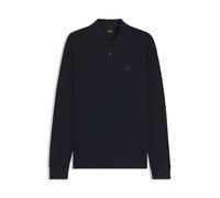 BOSS Mens Passerby Stretch-Cotton Slim-fit Polo Shirt with Logo Patch