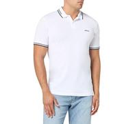 BOSS Men's Paul Polo Shirt, Clean White, XL