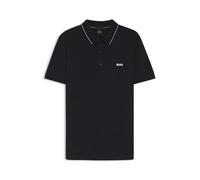BOSS Mens Paule 4 Cotton-piqué Slim-fit Polo Shirt with Tonal Logo