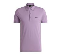 BOSS Mens Paule 4 Cotton-piqué Slim-fit Polo Shirt with Tonal Logo