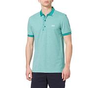 BOSS Men's Paule 4 Polo Shirt, Turquoise/Aqua447, L