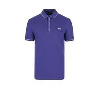 Boss Mens Paule Short Sleeve Polo Shirt in Turquoise Blue & White Size M - Medium