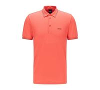 BOSS Mens Paule Slim-fit Polo Shirt with Logo-Detail Collar