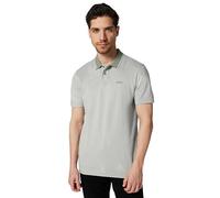 BOSS Mens PeoxfordNew Logo Print Cotton Pique Polo Shirt, Open Grey 076, M