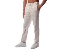 Boss Mens Perin Stripe Patterned Straight Pants in Open White - Size 28W/32L