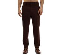 Boss Mens Perin3 Trousers - Brown - Brown - 32R - 98% Virgin Wool/2% Elastane