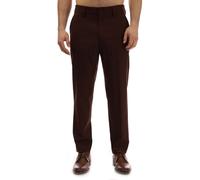 Boss Mens Perin3 Trousers in Brown Wool - Size 34W/32L
