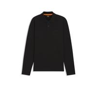 BOSS Petempestolong Long Sleeve Polo Shirt Black size XXL