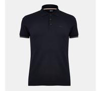 Boss Mens Phillipson Collared Neck Short Sleeve Polo Shirt in Open Blue - Size 2XL