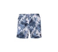Boss Mens Piranha Swim Shorts Open Blue Cotton - Size X-Large