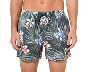 BOSS Men's Piranha Swimming Trunks, Tropical Khaki, XXL