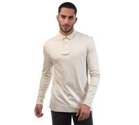 Boss Mens Pirol Long-Sleeved Polo ShirtL White GT38076