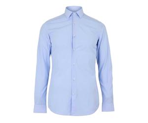 Boss Mens Point Collar Long-Sleeved Formal Shirt14.5 in Pastel Blue GT44769