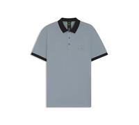 BOSS Cotton-blend polo shirt in moisture-wicking stretch piqué - Style Polo GL, 50544192 Grey XXXL