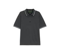 BOSS Relaxed-fit polo shirt in cotton with mesh pattern - Style Polo Retro TL, 50544187 Dark Grey XL