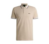 BOSS Mens Polo Shirt Open Beige 284 M