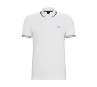 BOSS Mens Polo Shirt Polo Shirt Short Sleeve Top White XXL