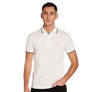 BOSS Mens Polo Shirt Short Sleeve Lifestyle Cotton White 6XL