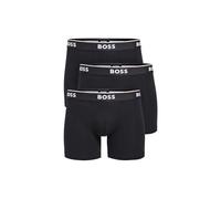 BOSS Men's Power 3-Pack Bold Logo Boxer Briefs, Black Noir, XXL (Pack of 2)