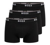 BOSS Men's Power Boxer Trunks, Underwear, Cotton Stretch, Pack of 6, Colour: Black, Size: M, Item: 001 Black, M