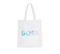BOSS Mens Pride Tote Recycled-material unisex tote bag with multi-coloured logo Size One Size