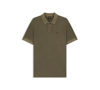 BOSS Mens Prime Cotton-piqué Polo Shirt with Logo Print