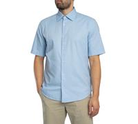 Rash Short Sleeved Shirt Open Blue XL