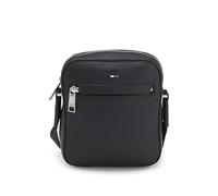 BOSS Men's Reporter Bag Ray_NS Zip 50536475 Faux Leather Black