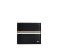 BOSS Mens Ray S Signature-Stripe Wallet in Faux Leather