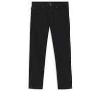 Boss Orange Re.Maine Mens Regular Fit Jeans in Stay-Black Comfort Stretch Denim Cotton - Size 32W/34L