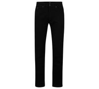 BOSS Mens Re.Maine BC-C Maine Stay-Black Regular-fit Jeans in Comfort-Stretch Denim
