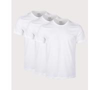 BOSS Orange 3 Pack Classic Regular Fit Crew Neck Mens T-Shirts NOS - White 100