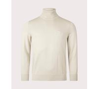 BOSS Mens Regular Fit Akiro Rollneck Jumper - Colour: 271 Light Beige - Size: Large