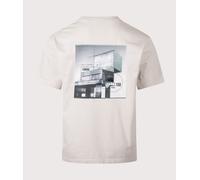 BOSS Mens Regular Fit Brutalism T-Shirt - Colour: 070 Open Grey - Size: Medium