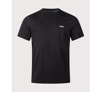 BOSS Mens Tee Stretch-Cotton Regular-fit T-Shirt with Contrast Logo