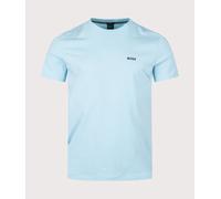 BOSS Mens Regular Fit Crew Neck Tee T-Shirt - Colour: 456 Light/Pastel Blue - Size: Large