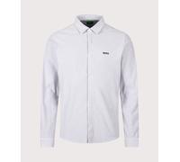BOSS Mens Regular Fit Dymova Shirt - Colour: 026 Dark Grey - Size: XXL