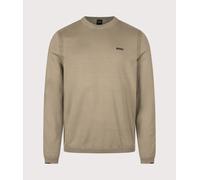BOSS Men's Knitted Sweater, Light/Pastel Green 334, M