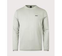 BOSS Men's Knitted Sweater, Open Green 357, XL